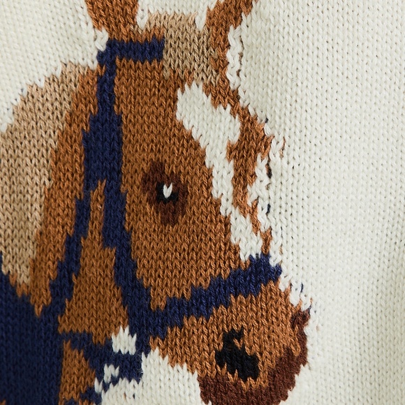 NWT Western Horse Graphic Cardigan Sweater - Picture 6 of 6